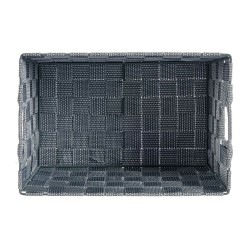 Multi-purpose basket Kipit A3-6883 Grey Cloth 5 L 30,4 x 14 x 20 cm (18 Units)