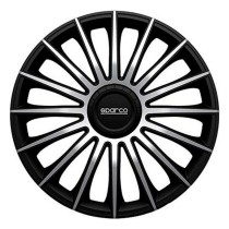 Enjoliveur Sparco Torino CS5 Noir Argenté 15" (4 uds)