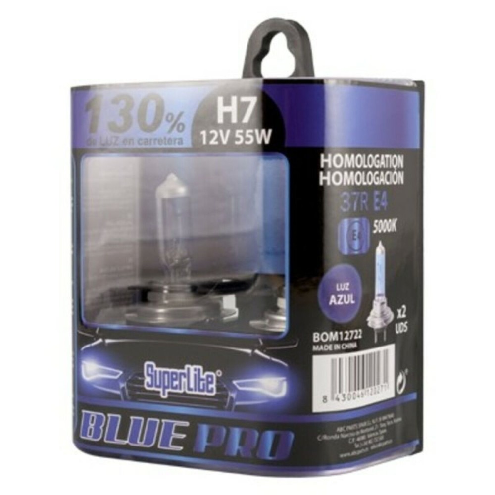 Ampoule pour voiture Superlite BOM12722 H7 12V 55W 5000K 37R/E4