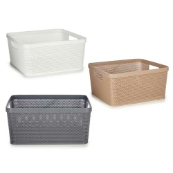 Panier Multi-usages Plastique 10 L 36 x 15 x 29 cm (18 Unités)