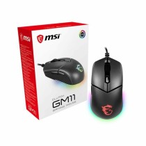 Souris Gaming MSI Clutch GM11 Avec câble Noir Lumières