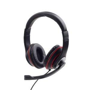 Headphones with Microphone GEMBIRD MHS-03-BKRD Black