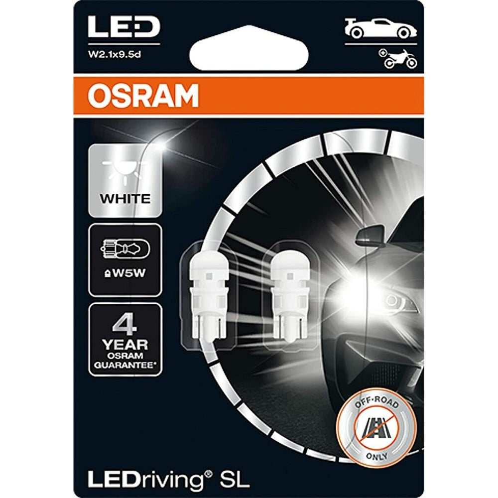 Autoglühbirne Osram OS2825DWP-02B W5W 0,8 W 12 V 6000 K