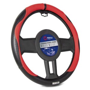 Lenkradabdeckung Sparco SPCS128RS Ø 37-38 cm Rot