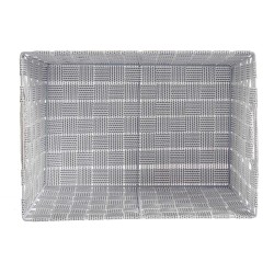 Panier à linge Kipit A3-6875 Blanc Tissu 10 L 25 x 20 x 35 cm (12 Unités)