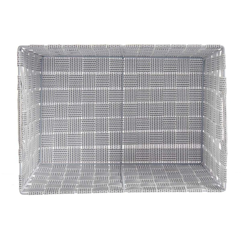 Panier à linge Kipit A3-6875 Blanc Tissu 10 L 25 x 20 x 35 cm (12 Unités)