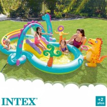 Aufblasbares Planschbecken für Kinder Intex   Dinosaurier Spielplatz 302 x 112 x 229 cm 280 L