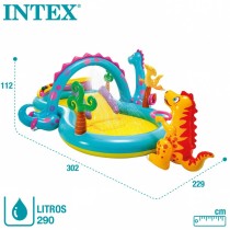 Aufblasbares Planschbecken für Kinder Intex   Dinosaurier Spielplatz 302 x 112 x 229 cm 280 L