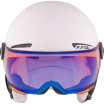 Casque de ski Alpina Zupo Visor Q Lite Rose Monochrome 51-55 cm