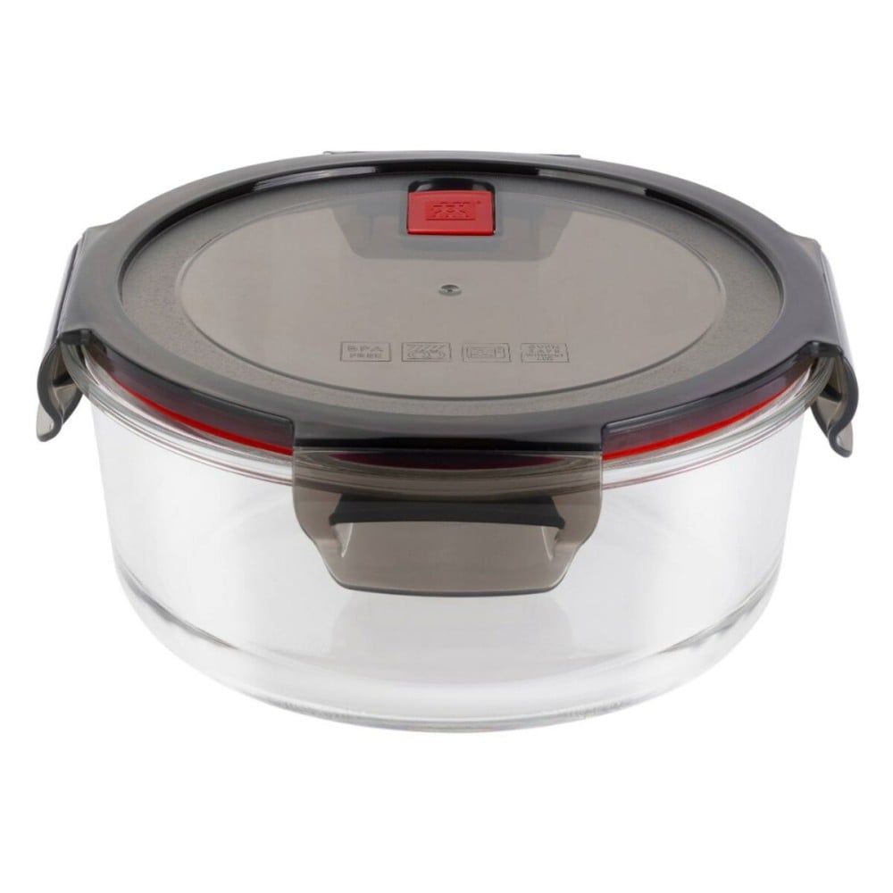 Lunch box Zwilling Gusto Transparent Glass Plastic 1,3 L Circular