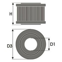 Air filter Green Filters MH0560