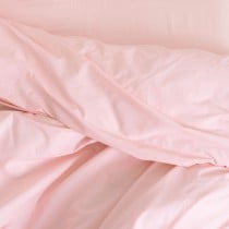 Fitted bottom sheet HappyFriday BASIC Light Pink 90 x 200 x 32 cm