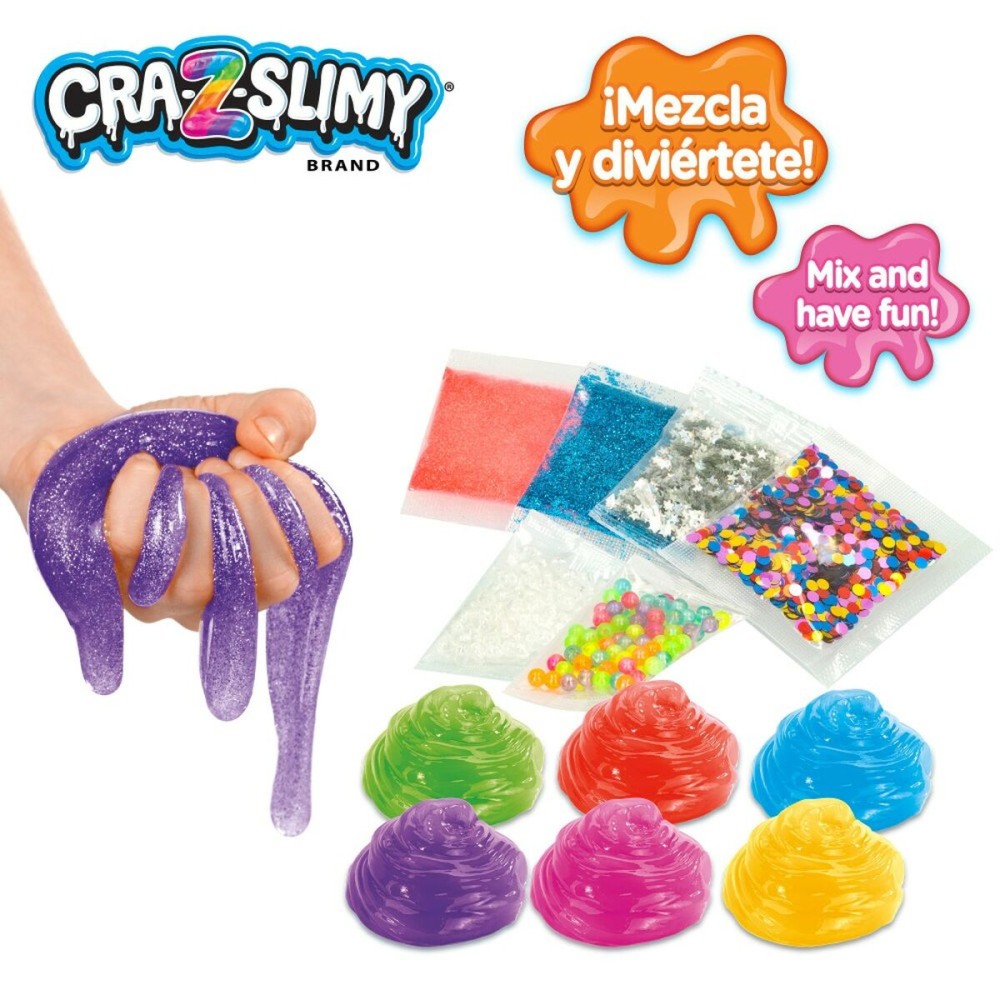 Knetspiel Cra-Z-Art Bold&Brights (6 Stück) Slime