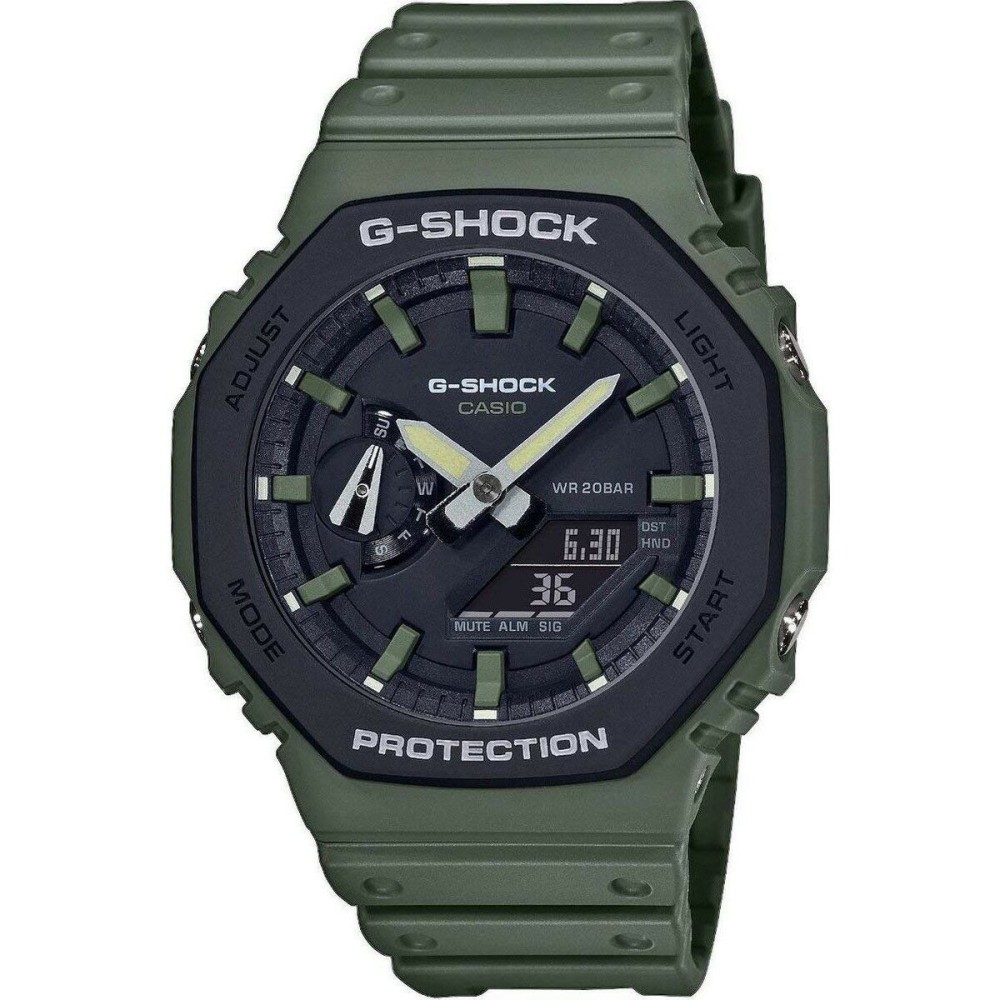 Herrenuhr Casio G-Shock OAK LAYERED BEZEL Schwarz (Ø 44,5 mm) (Ø 45 mm)