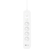 Rallonge 4 prises Schuko avec interrupteur Belkin SRB001CA2M (2 m)