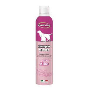 Pet shampoo Inodorina 300 ml Foam Aloe Vera