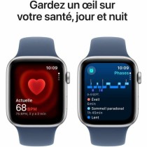 Montre intelligente Apple Bleu Argenté 44 mm