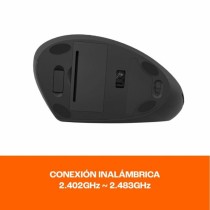 Souris PcCom Noir 1600 dpi