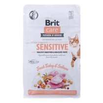 Katzenfutter Brit Care Grain-Free Sensitive Erwachsener Lachsfarben Truthahn 400 g