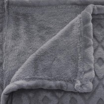 Decke Atmosphera Plaid Winter Rhombus Grau (230 x 180 cm)