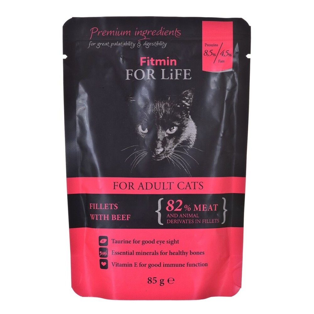 Katzenfutter Fitmin Adult Rindfleisch 85 g