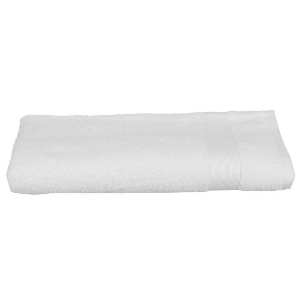 Serviette de toilette Atmosphera Coton Blanc 450 g/m² (100 x 150 cm)