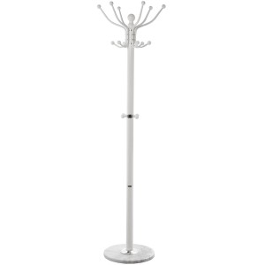 Hat stand Alexandra House Living White 36 x 175 cm