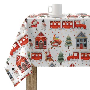 Stain-proof resined tablecloth Belum Merry Christmas Multicolour 100 x 140 cm