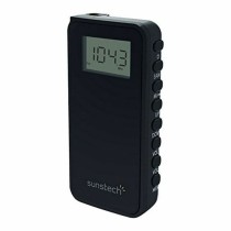 Tragbares Radio Sunstech RPD23BK Schwarz