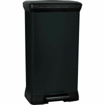 Waste bin Curver Black 50 L Metal Plastic