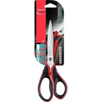 Scissors Maped Advanced Soft Gel Red Black Stainless steel 21 cm (24 Units)