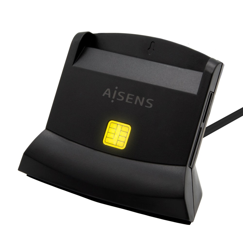 Lecteur de cartes DNI/SIP Aisens ASCR-SN04CSD-BK Noir