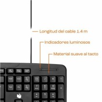 Tastatur PcCom Schwarz