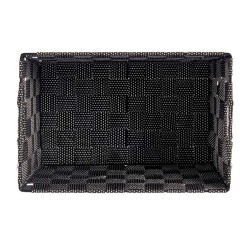 Multi-purpose basket Kipit A3-6883 Black Cloth 20 x 14 x 30 cm (18 Units)