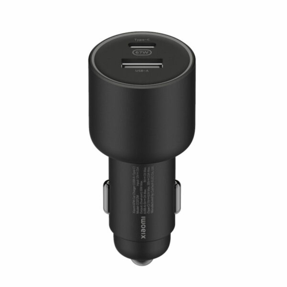 Chargeur de Voiture USB Universel + Câble USB C Xiaomi 67W Noir