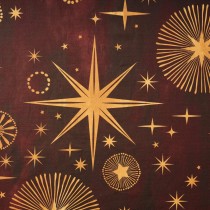 Fleckenabweisende geharzte Tischdecke Belum Christmas Rot Gold 300 x 150 cm