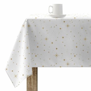 Nappe enduite antitache Belum Christmas Blanc Doré 200 x 150 cm