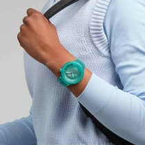 Men's Watch Swatch SB05L101 Green (Ø 47 mm)