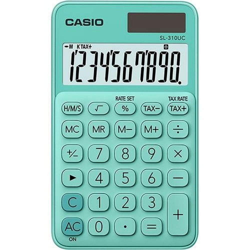 Calculatrice Casio SL-310UC Vert (10 Unités)