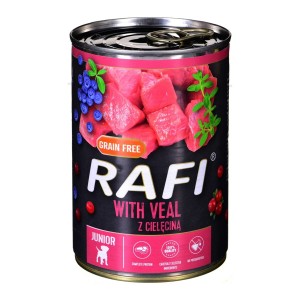 Alimentation humide Dolina Noteci Rafi Junior Myrtille Veau 400 g