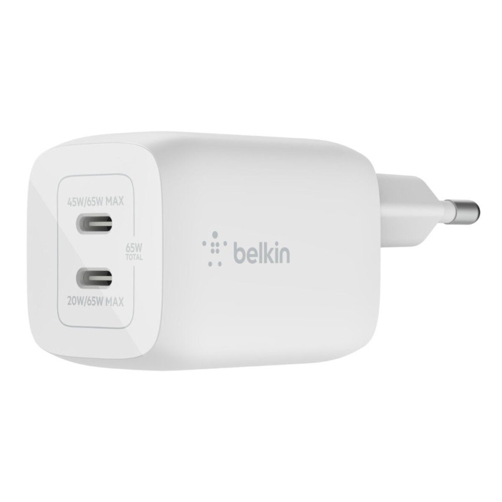 Chargeur mural Belkin WCH013VFWH Blanc 65 W