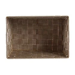 Panier Multi-usages Marron Tissu 5 L 30,4 x 14 x 20 cm (18 Unités)