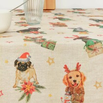 Nappe enduite antitache Belum Christmas Multicouleur 150 x 150 cm