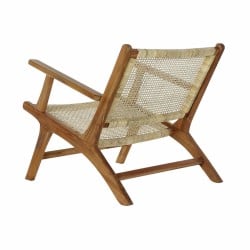 Sitz DKD Home Decor MB-182316 natürlich Teakholz Hellbraun Rattan (69 x 78 x 68 cm)