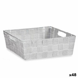 Panier Multi-usages Blanc Tissu 3 L 23 x 8 x 27 cm (48 Unités)