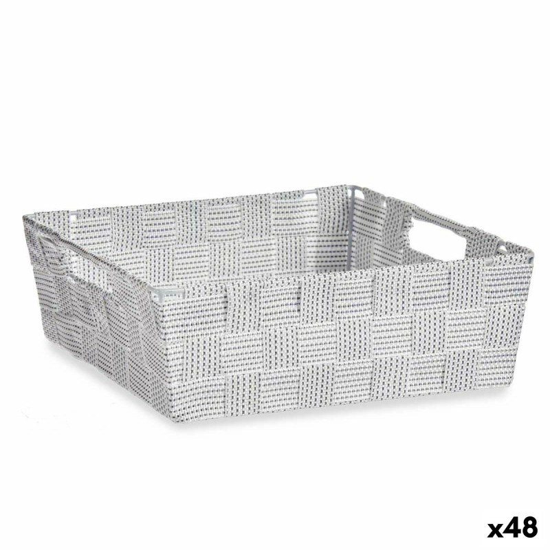 Multi-purpose basket Kipit A3-693109 White Cloth 3 L 23 x 8 x 27 cm (48 Units)