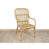 Armchair Romimex Natural Rattan 55 x 85 x 59 cm