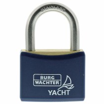 Key padlock Burg-Wachter DUO 460 Ni 40 SB Metal Stainless steel Rectangular (2 Units)