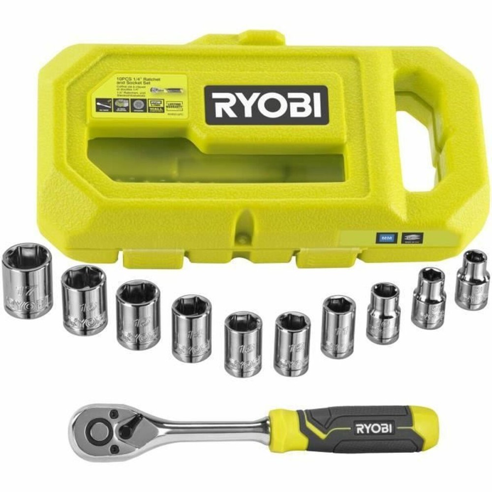 Set of open ended spanners Ryobi RHRS10PC