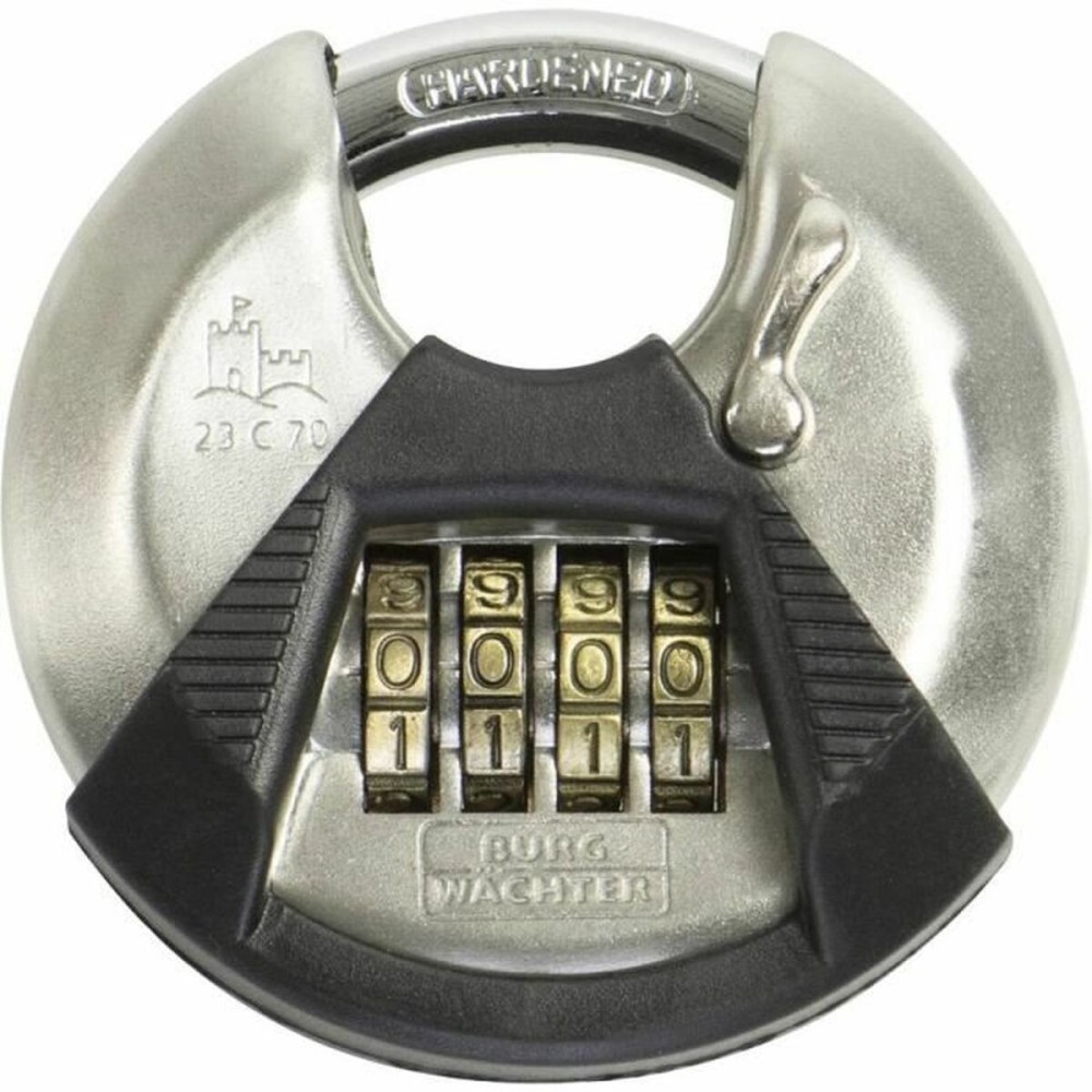 Combination padlock Burg-Wachter 23 C 70 SB Stainless steel Plastic